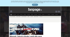 Desktop Screenshot of fanpage.it