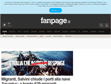 Tablet Screenshot of fanpage.it
